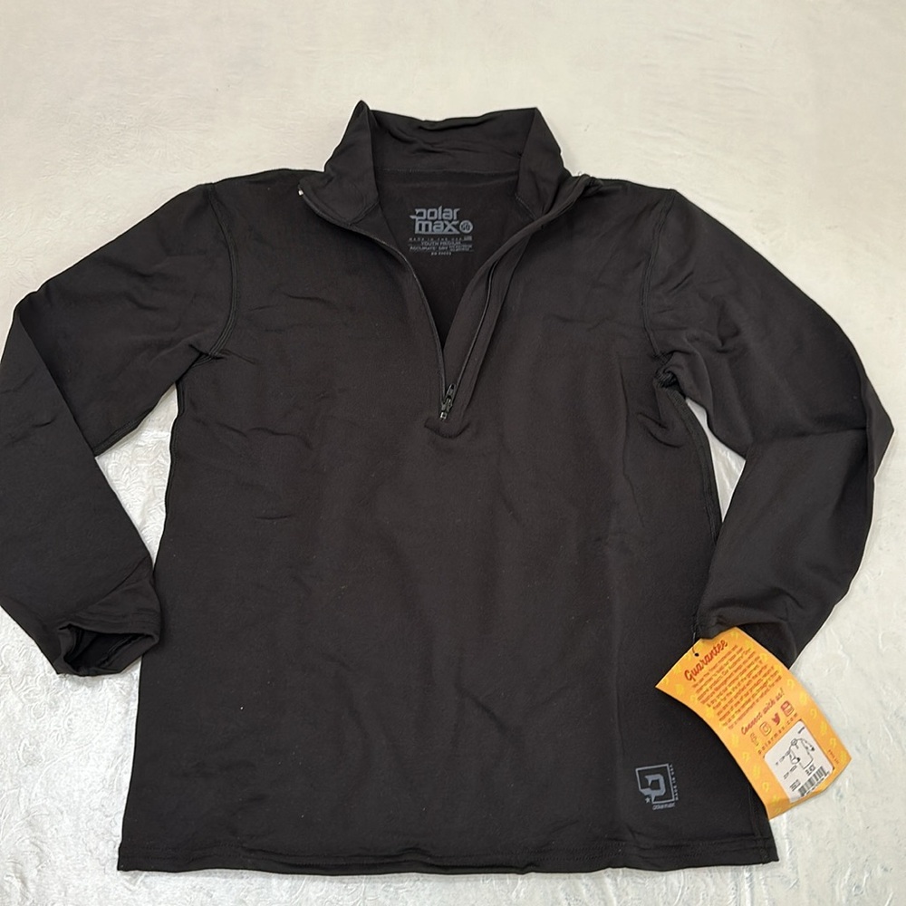 Polarmax 3.0 SUPER MIDWEIGHT ZIP MOCK - Black